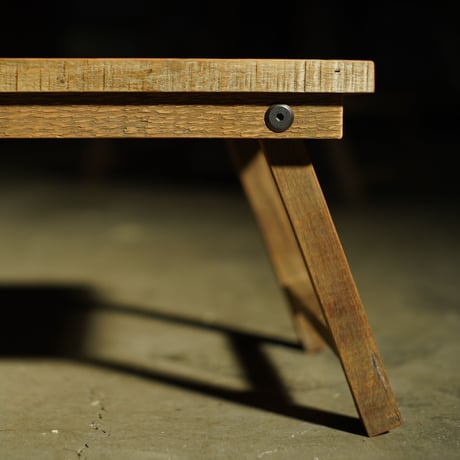 wood life service, フォールディングテーブルS　ヘリンボーン
