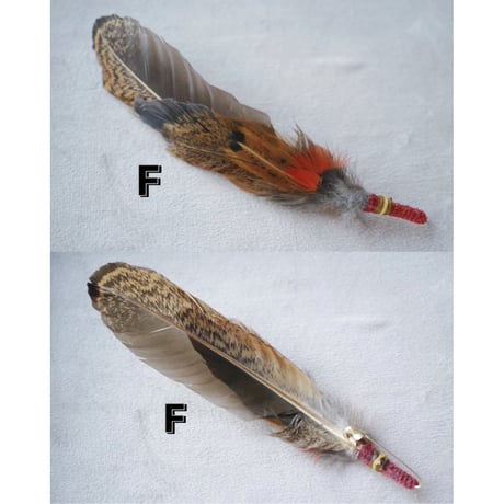 She Dances on Water, Unique and individual Feather Hat Pin
