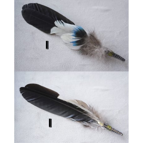 She Dances on Water, Unique and individual Feather Hat Pin