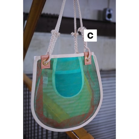 TARASUKIN BONKERS, みかん網のKNOT bag ''ROUND''