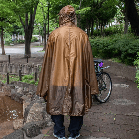 FAIRWEATHER, packable rain poncho