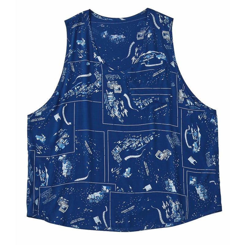 PORTER CLASSIC, ALOHA PULLOVER VEST FRENCH FILM