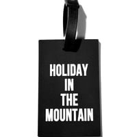 Mountain Research Little Summer Camp,Rubber Luggage Tag