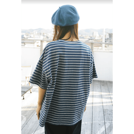 PORTER CLASSIC, BEATNIK BORDER T-SHIRT