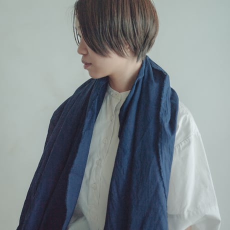 LOCALLY,cotton rayon silk stole 天然染