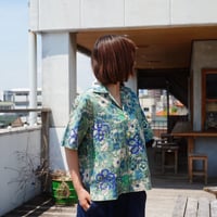 MONOSTEREO,Greenhouse Floral Stamped SS Shirt