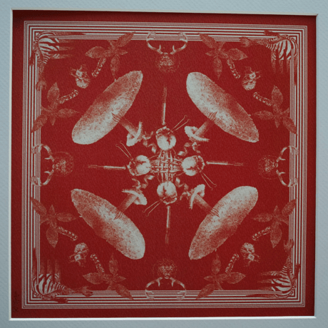 AlexanderLeeChang, draw and collage 25(Woodworks)