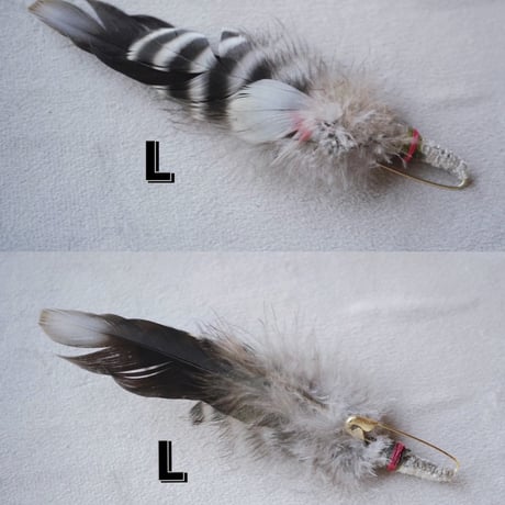 She Dances on Water, Unique and individual Feather Hat Pin