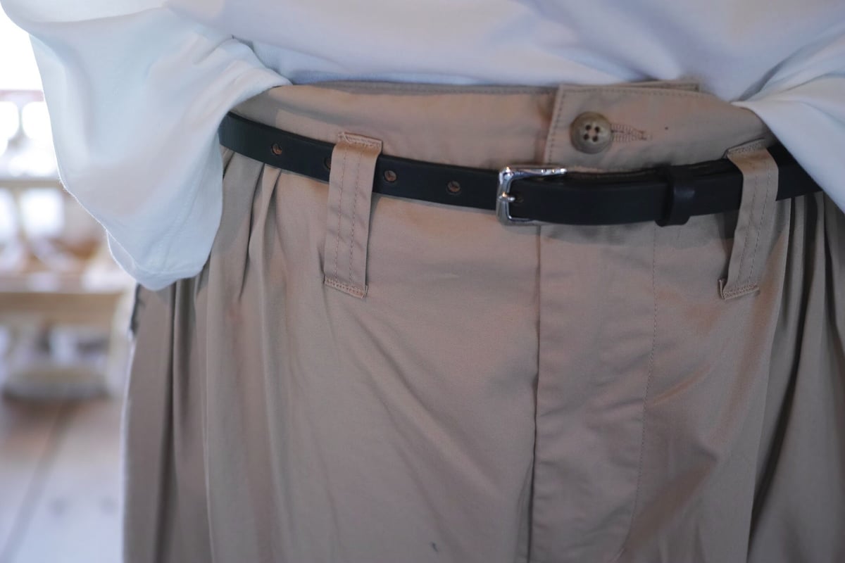 PORTER CLASSIC × WOLF'S HEAD PEACE BELT (15mm) PORTER CLASSIC × WOLF'S HEAD PEACE BELT (15mm)