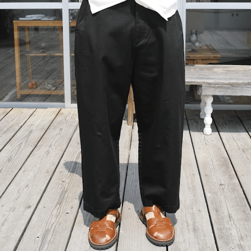 パンツ porter classic GENE KELLY CHINOS BLACK Porter Classic GENE KELLY CHINOS – unexpected store