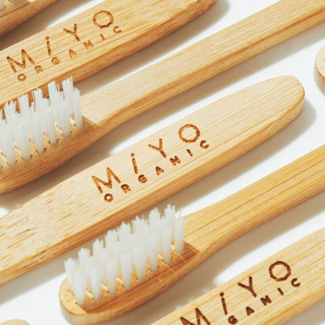 MiYO organic, オーガニック無添加竹製歯ブラシ