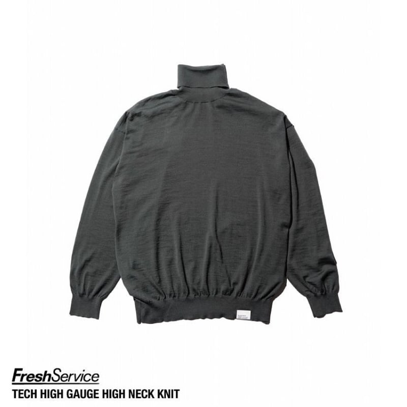 Fresh Service　TECH HIGH GAUGE CREW NECK フレッシュサービス TECH HIGH GAUGE CREW NECK KNIT