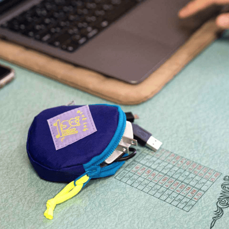 BLUE LUG, coin pouch