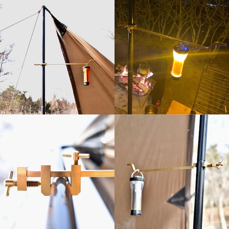 KALUGII, 真鍮製4wayランタンスタンド”変幻4在／ヘンゲンジザイ