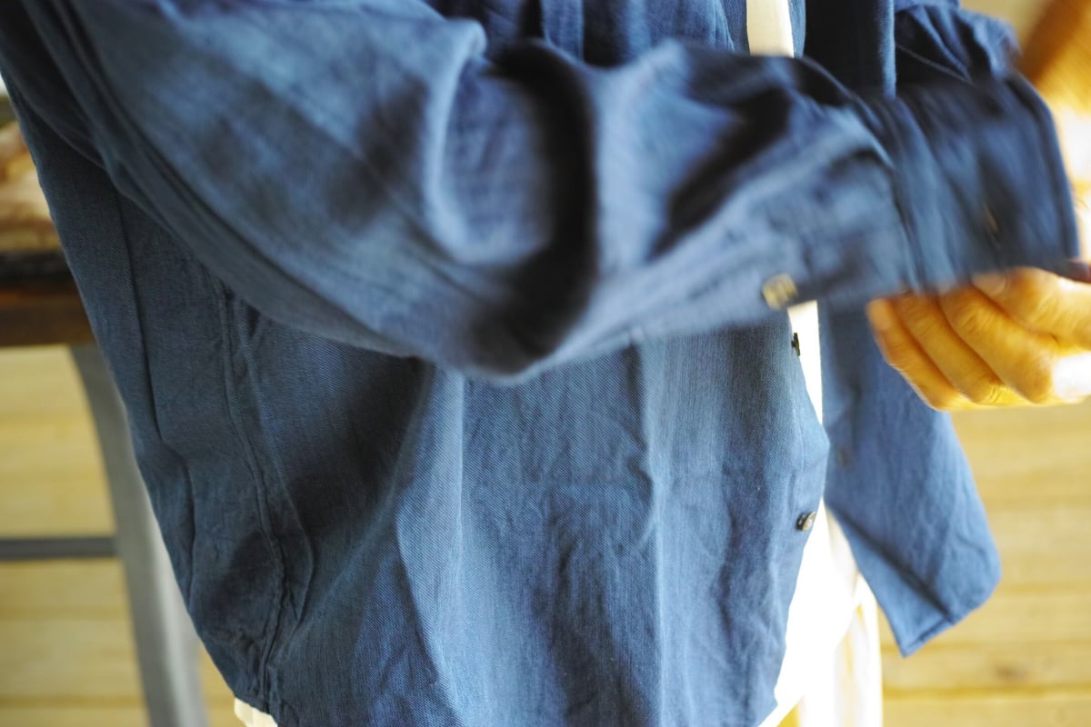 PORTER CLASSIC, ROLL UP VINTAGE GAUZE SHIRT | P