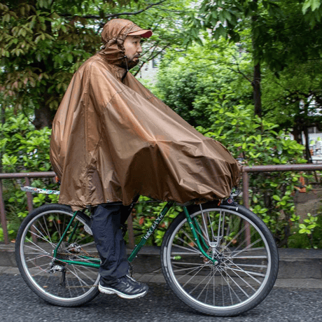FAIRWEATHER, packable rain poncho