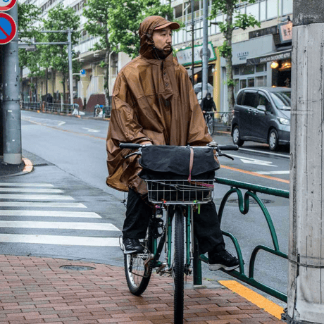 FAIRWEATHER, packable rain poncho