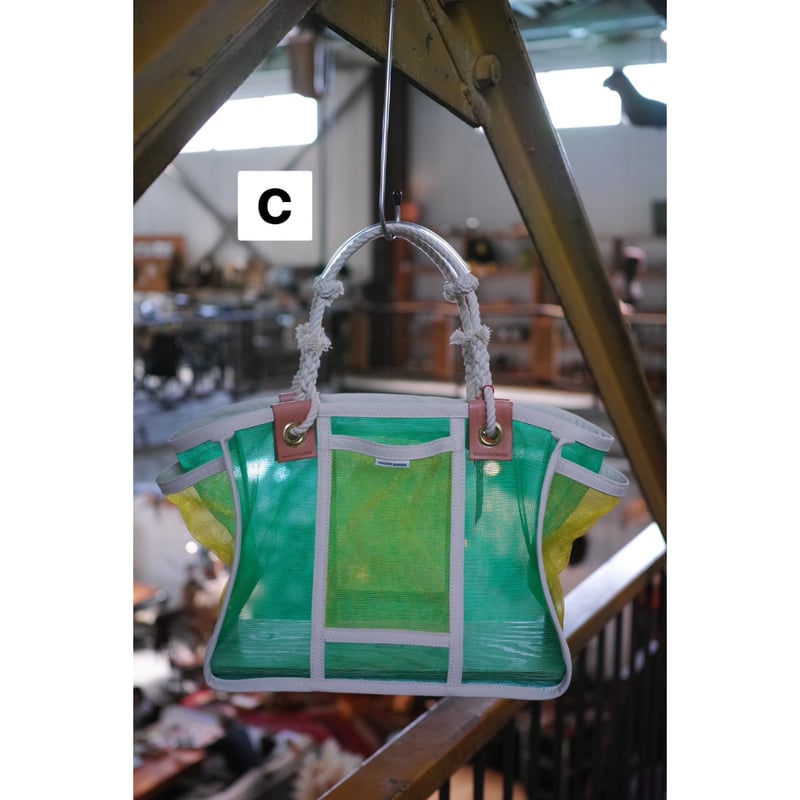 TARASUKIN BONKERS, みかん網のKNOT bag ''TOOL TOTE''