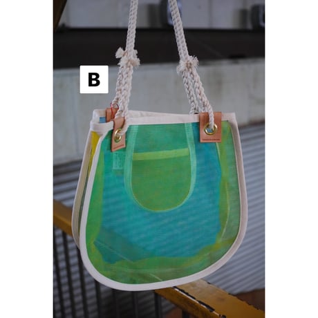 TARASUKIN BONKERS, みかん網のKNOT bag ''ROUND''
