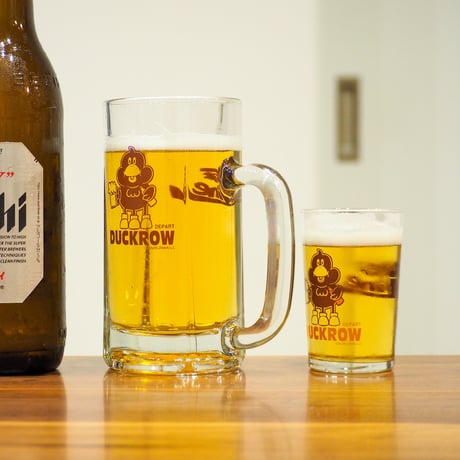 DUCKROW DEPART, BEERはGASOLINEビールジョッキ