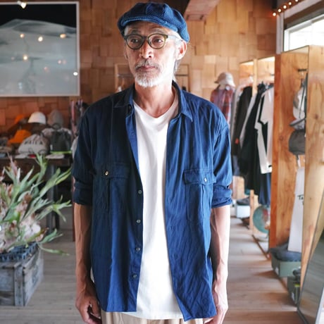 PORTER CLASSIC, ROLL UP VINTAGE GAUZE SHIRT