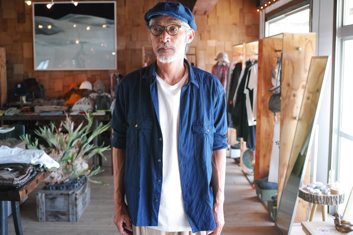 PORTER CLASSIC, ROLL UP VINTAGE GAUZE SHIRT | P