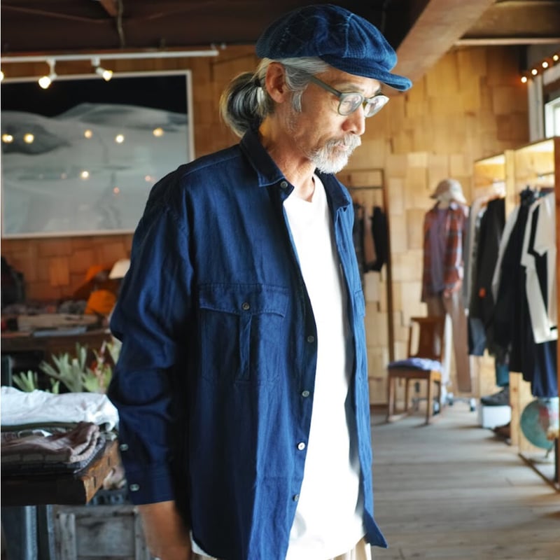PORTER CLASSIC, ROLL UP VINTAGE GAUZE SHIRT | P PORTER CLASSIC, ROLL UP VINTAGE GAUZE SHIRT | P