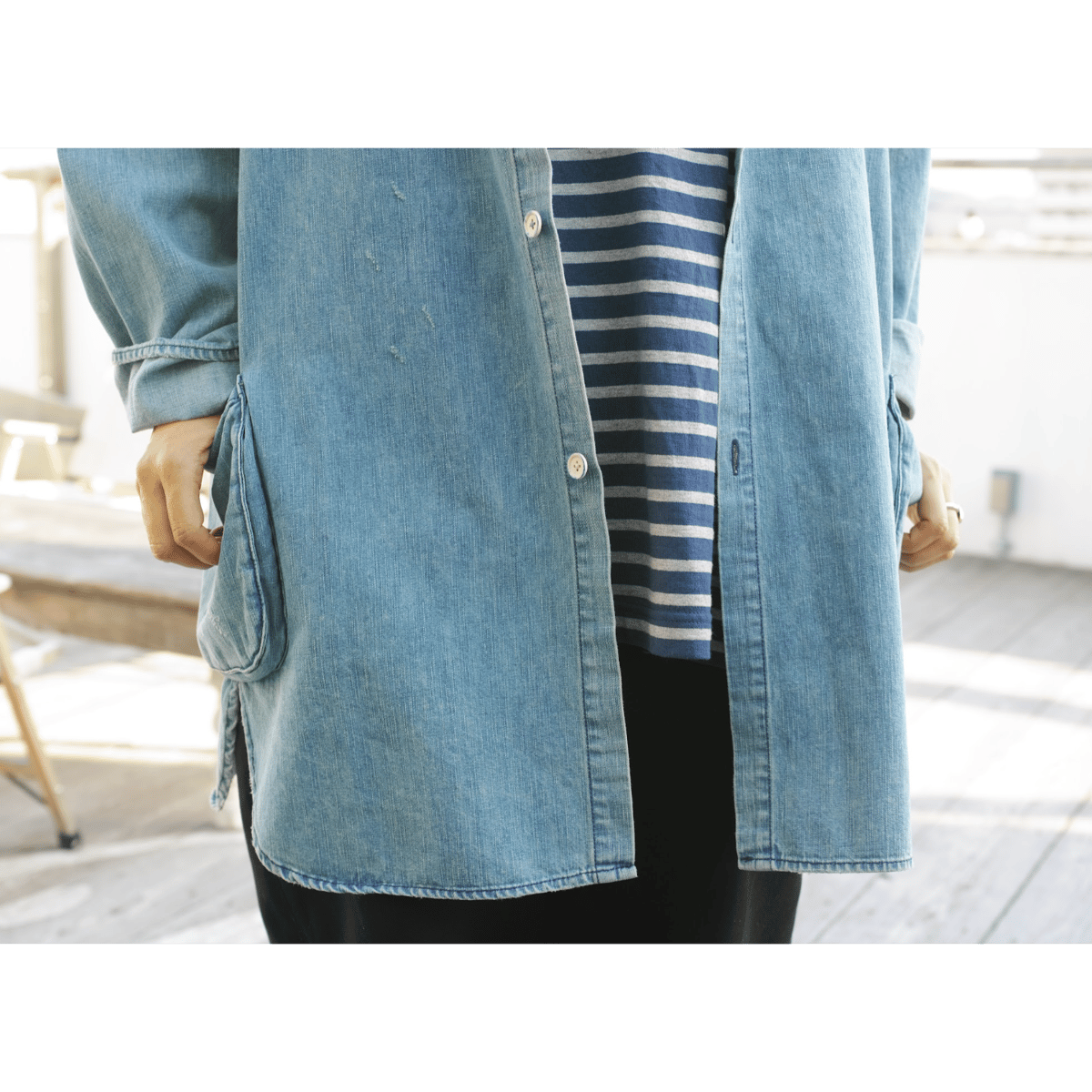 ポータークラシックCANNERY ROW DENIM SHIRT JACKET