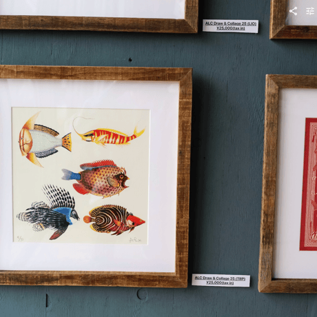 AlexanderLeeChang, draw and collage 25(Woodworks)