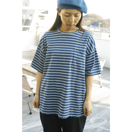PORTER CLASSIC, BEATNIK BORDER T-SHIRT