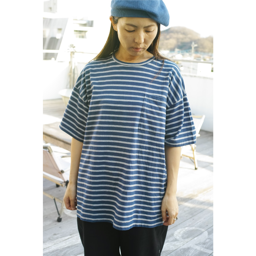 PORTER CLASSIC, BEATNIK BORDER T-SHIRT | Purveyors