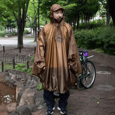 FAIRWEATHER, packable rain poncho