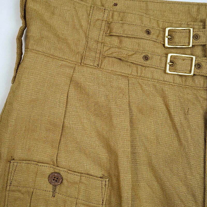 Nigel Cabourn,FIELD SHORT LINEN BASKET | Purveyors