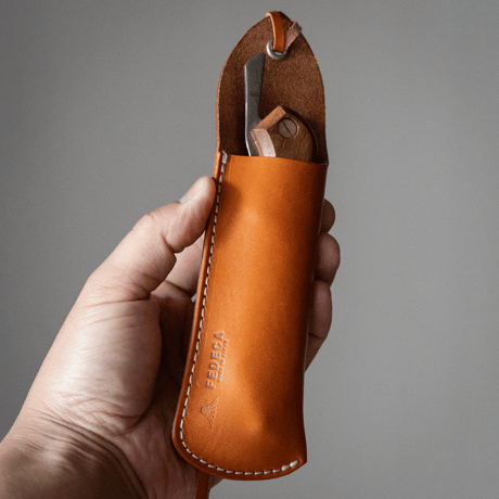 FEDECA, レザーケース (It's my knife folding、折畳料理ナイフ用)