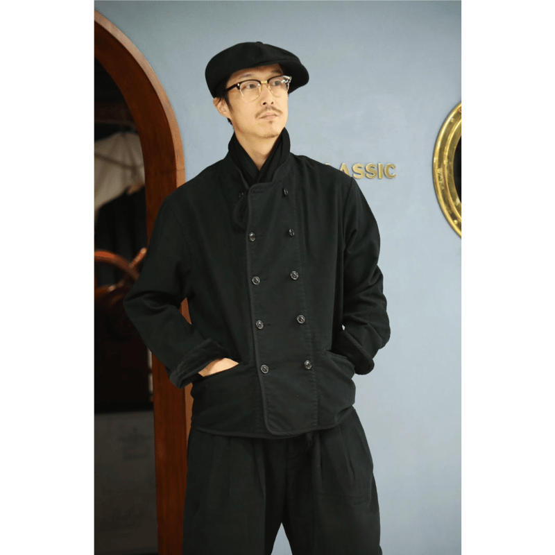 PORTER CLASSIC, MOLESKIN SHORT RIDERS JACKET |