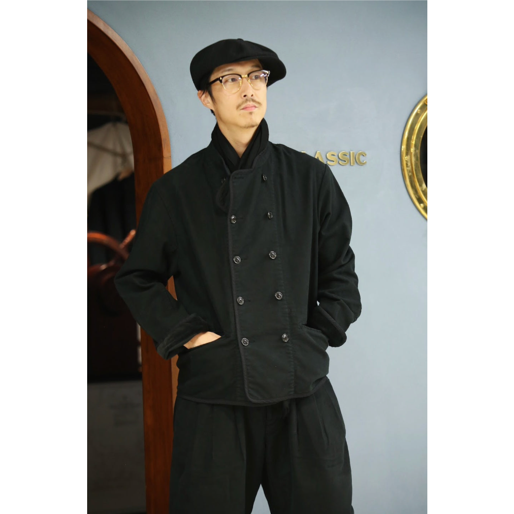 PORTER CLASSIC, MOLESKIN SHORT RIDERS JACKET |