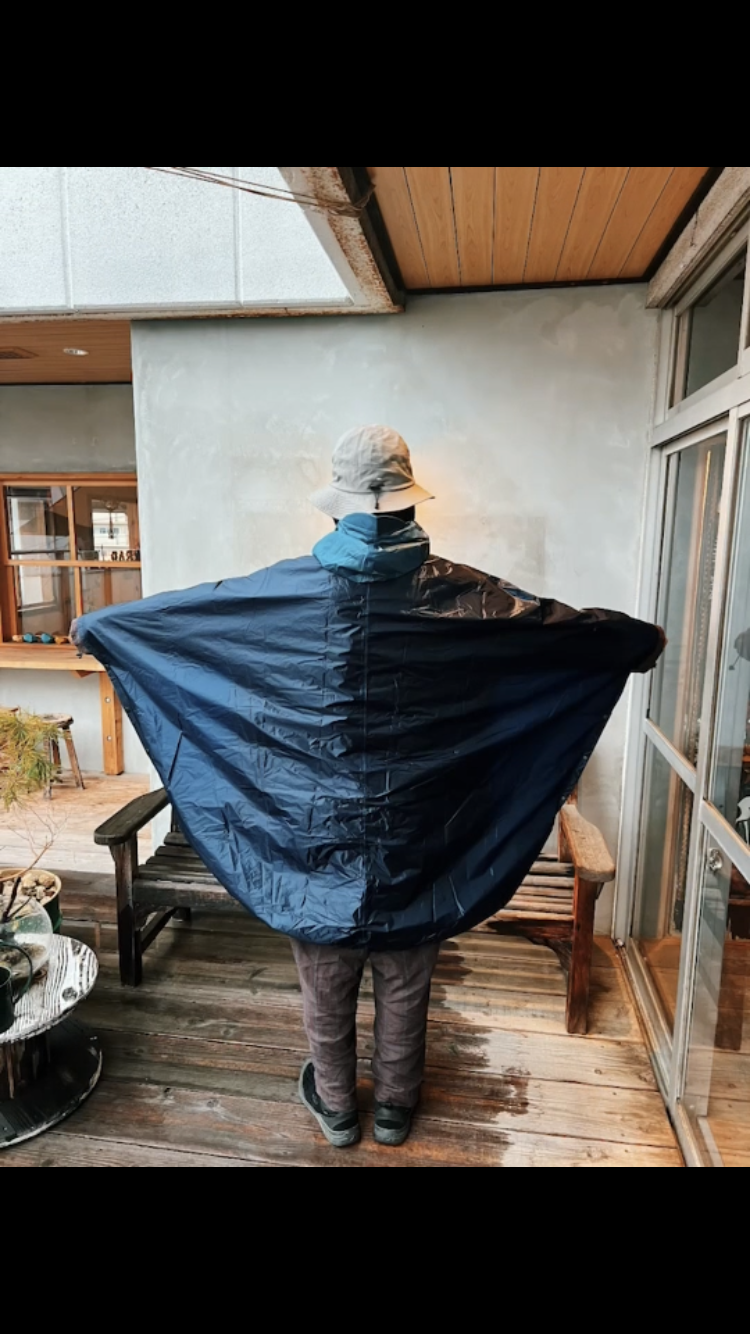 FAIRWEATHER, packable rain poncho | Purveyors FAIRWEATHER, packable rain poncho | Purveyors