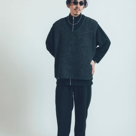 PORTER CLASSIC, NEW SASHIKO PULLOVER VEST