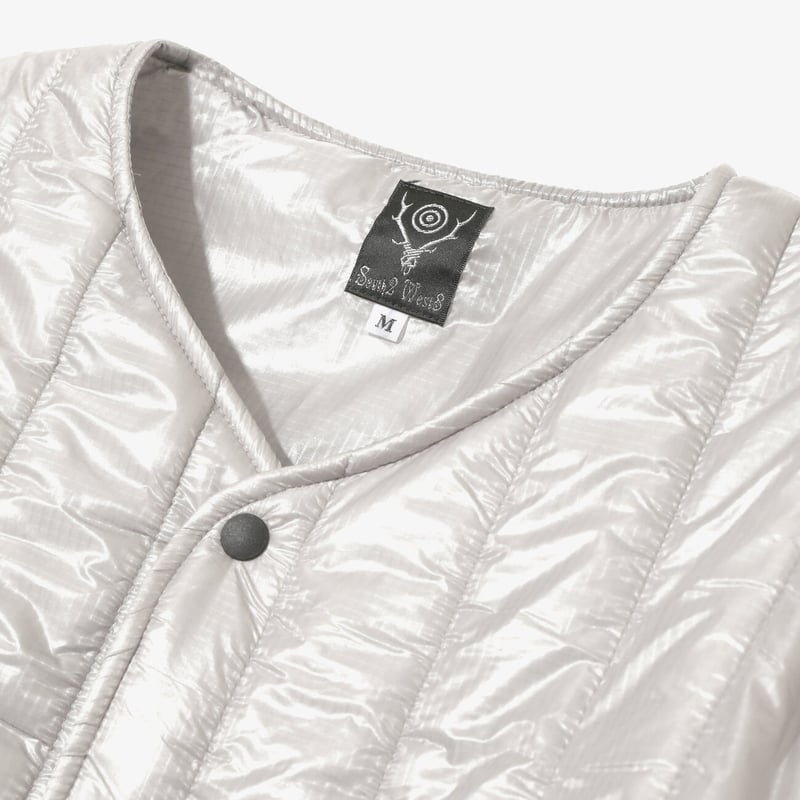 South2 West8, Quilted V CN Cardigan - Nylon Rip South2 West8, Quilted V CN Cardigan - Nylon Rip