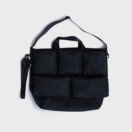 FADEN, Chaos grid shoulder bag 「006_Greenwood」