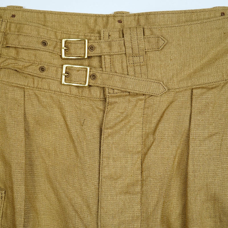 Nigel Cabourn,FIELD SHORT LINEN BASKET | Purveyors