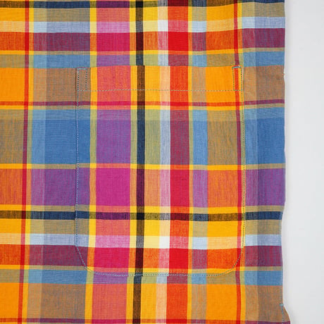 Nigel Cabourn×ORIGINAL MADRAS TRADING COMPANY,Rib V Neck