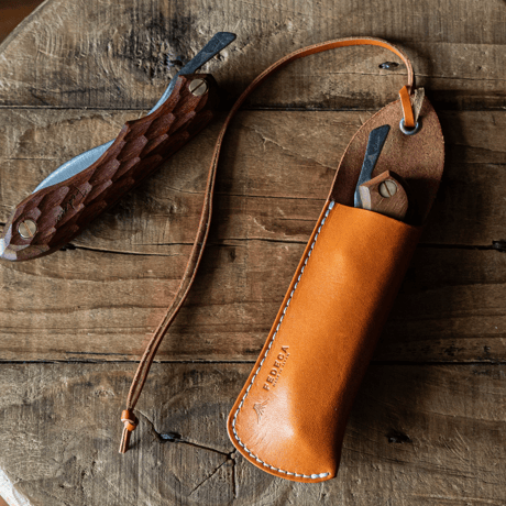 FEDECA, レザーケース (It's my knife folding、折畳料理ナイフ用)