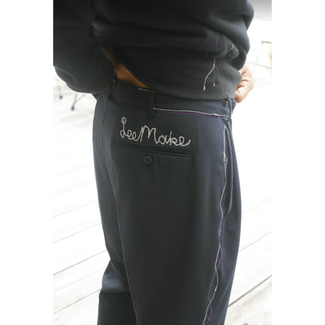 LeeMake, WAVE ST PANTS(ピースマーク刺繍ver)
