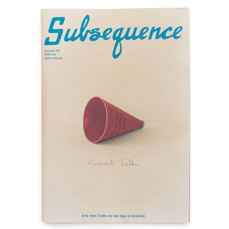 subsequence magazine vol.2～4 zine付き Subsequence Magazine Vol.4 | Purveyors