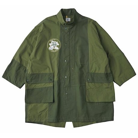 PORTER CLASSIC, OHARIKO ARMY MILITARY COAT