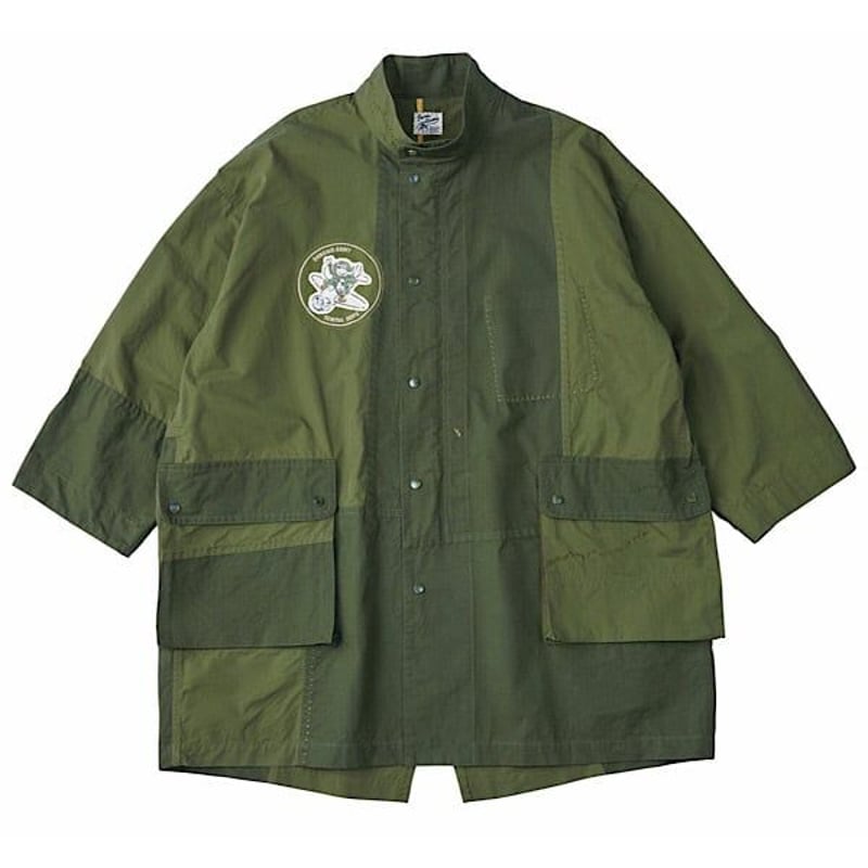 PORTER CLASSIC, OHARIKO ARMY MILITARY COAT | Pu PORTER CLASSIC, OHARIKO ARMY MILITARY COAT | Pu