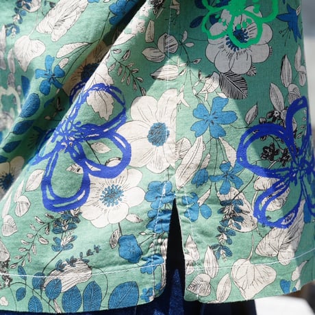 MONOSTEREO,Greenhouse Floral Stamped SS Shirt