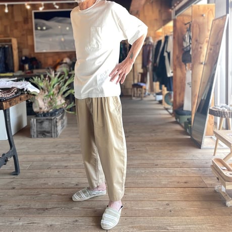 PORTER CLASSIC, GABARDINE BEBOP PANTS