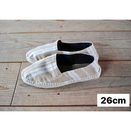 PORTER CLASSIC, ESPADRILLES (MEN'S) FRENCH VINTAGE FABRIC  LIMITED
